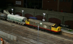 37068 "Grainflow" on a china clay train.